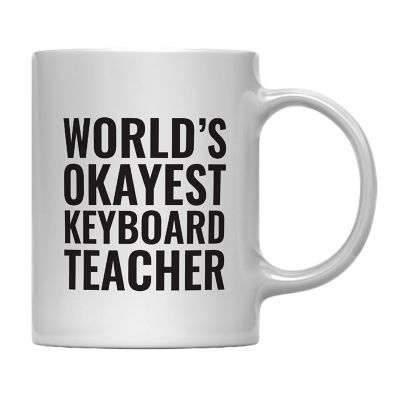 Okayest Keyboard Teacher Ceramic Mug Image 2
