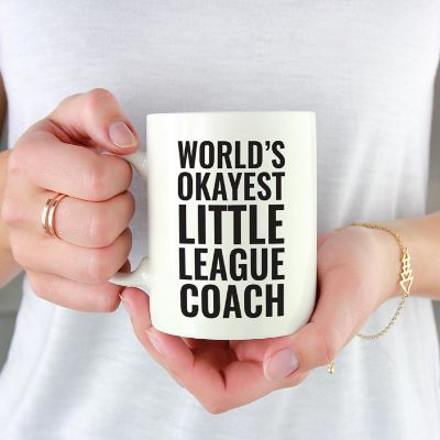 Okayest Little League Coach Ceramic Mug Image 1