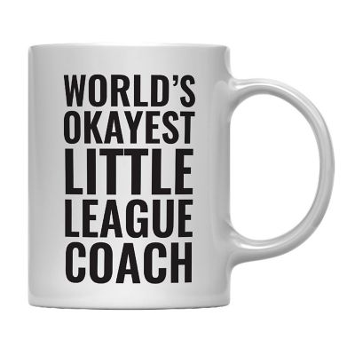 Okayest Little League Coach Ceramic Mug Image 2