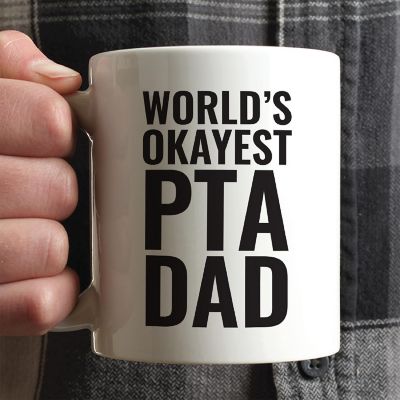 Okayest PTA Dad Ceramic Mug Image 1
