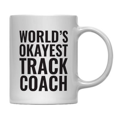Okayest Track Coach Ceramic Mug Image 2