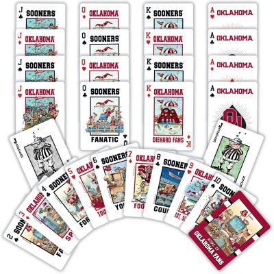 Oklahoma Sooners Fan Deck Playing Cards - 54 Card Deck Image 2