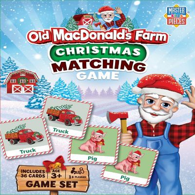 Old MacDonald's Farm Christmas Matching Game Image 1