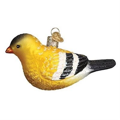 Old World American Goldfinch Tree Ornament Image 1