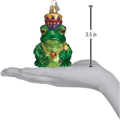 Old World Christmas 12010 Blown Glass Frog King Ornament Image 2