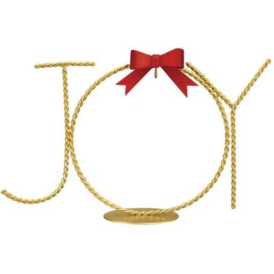 Old World Christmas #14202 Single Joy Ornament Stand Image 1