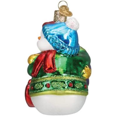 Old World Christmas 2022 Together Again Glass Blown Ornament, Christmas Tree Image 2