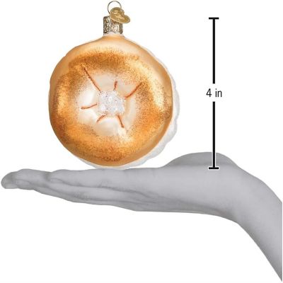 Old World Christmas 32221 Glass Blown Bagel Ornament Image 1