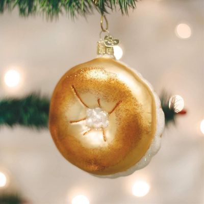 Old World Christmas 32221 Glass Blown Bagel Ornament Image 2