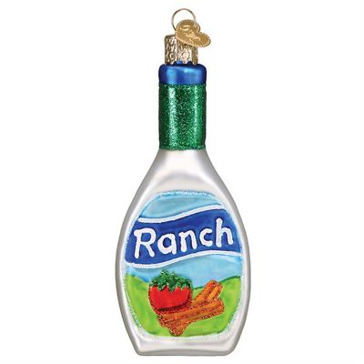 Old World Christmas 32443 Ranch Dressing Glassblown Ornament Image 1