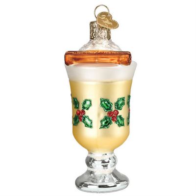Old World Christmas #32451 Eggnog Glassblown Ornament Image 3