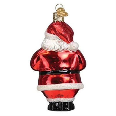 Old World Christmas #40322 Glass Blown Ornaments, Santa Revealed, 4.5" Image 2