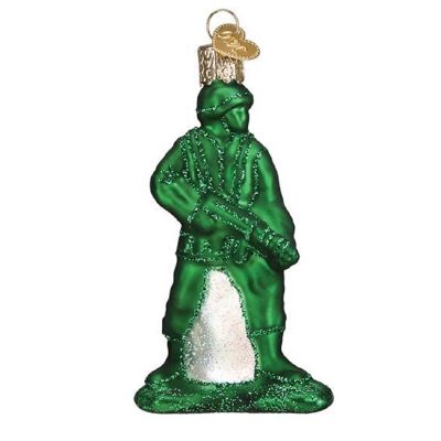 Old World Christmas Army Man Toy Image 1