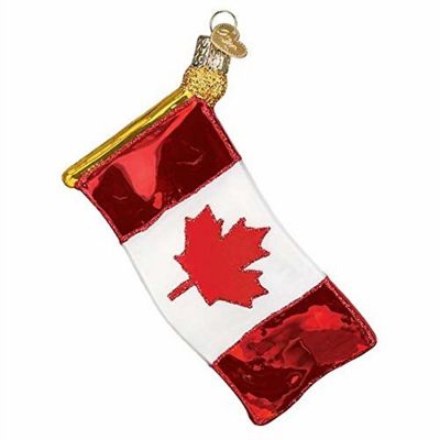 Old World Christmas Canadian Flag Image 1