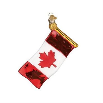 Old World Christmas Canadian Flag Image 1