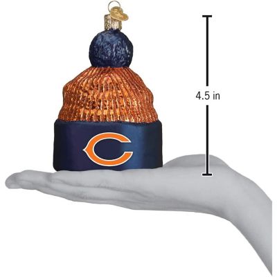 Old World Christmas Chicago Bears Beanie Ornament For Christmas Tree Image 2