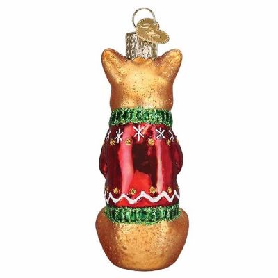 Old World Christmas Christmas Corgi Tree Ornament Image 1