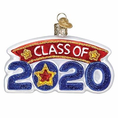 Old World Christmas Class of 2020 Tree Ornament Image 1