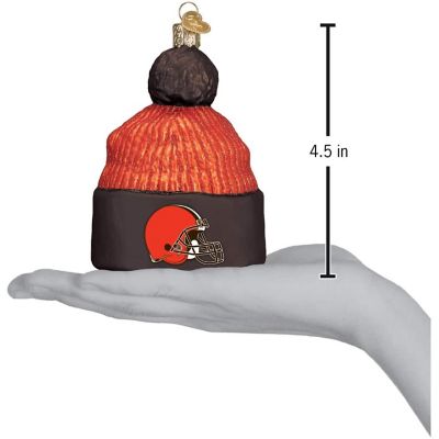 Old World Christmas Cleveland Browns Beanie Ornament For Christmas Tree Image 2
