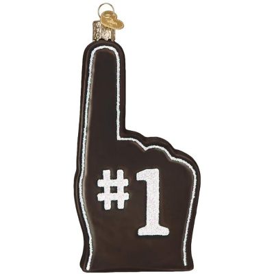 Old World Christmas Cleveland Browns Foam Finger Ornament For Christmas Tree Image 2