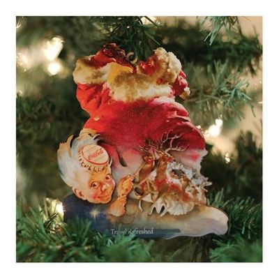 Old World Christmas "Cola Travel Refreshed" Hanging Ornament Image 1