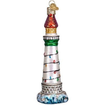 Old World Christmas Collection Glass Blown Ornaments Holiday Lighthouse Image 2
