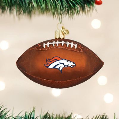 Old World Christmas Denver Broncos Football Ornament For Christmas Tree Image 1