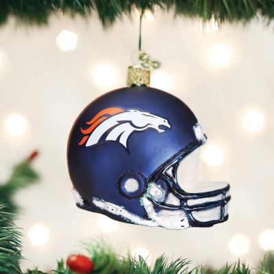 Old World Christmas Denver Broncos Helmet Ornament For Christmas Tree Image 1