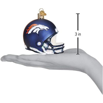 Old World Christmas Denver Broncos Helmet Ornament For Christmas Tree Image 2