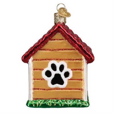 Old World Christmas Dog House Ornament for Christmas Tree Image 2