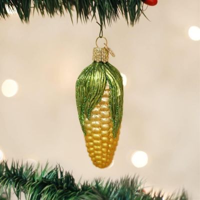 Old World Christmas Ear Of Corn Glass Blown Ornament Image 1