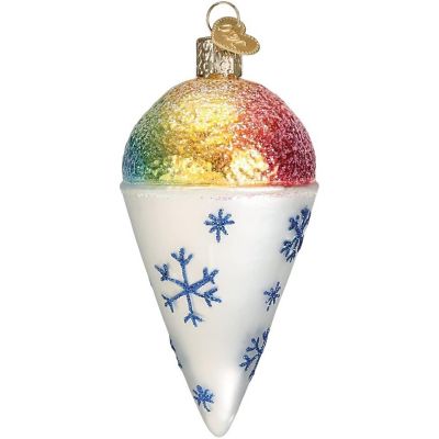 Old World Christmas Glass Blown Ornament 32254 Snow Cone- 4 Image 2
