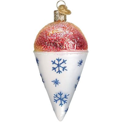 Old World Christmas Glass Blown Ornament 32254 Snow Cone- 4 Image 3