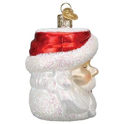 Old World Christmas Glass Blown Ornament Santa Mug 32452 Image 3