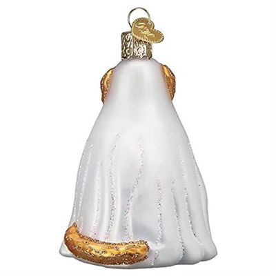 Old World Christmas Glass Blown Ornament Trick-or-Treat Pooch 26088 Image 2