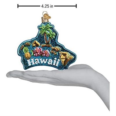 Old World Christmas Glass Blown Ornaments- Hawaiian Islands Image 3