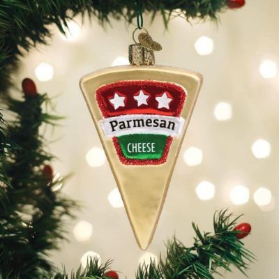 Old World Christmas Glass Blown Tree Ornament- Parmesan Cheese Image 1