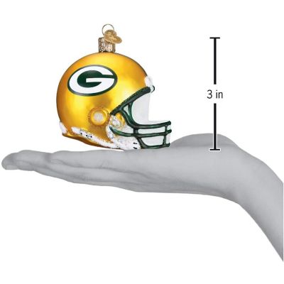 Old World Christmas Green Bay Packers Helmet Ornament For Christmas Tree Image 2