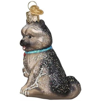 Old World Christmas Hanging Glass Tree Ornament, Cairn Terrier Image 3