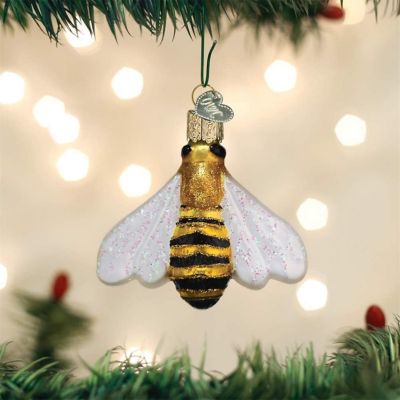 Old World Christmas Hanging Tree Ornament, Honey Bee Image 3