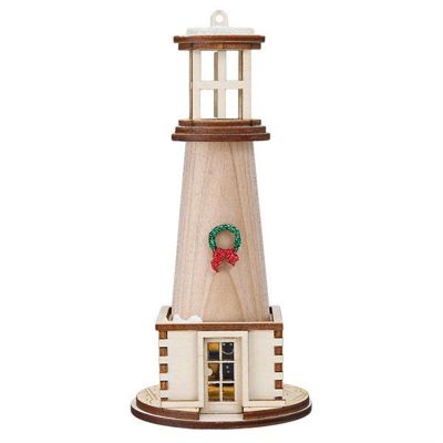Old World Christmas Holiday Lighthouse Ornament Image 1