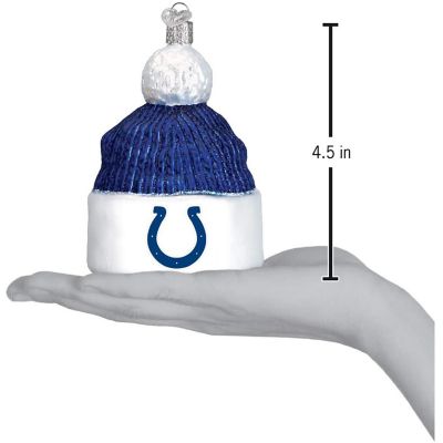 Old World Christmas Indianapolis Colts Beanie Ornament For Christmas Tree Image 2