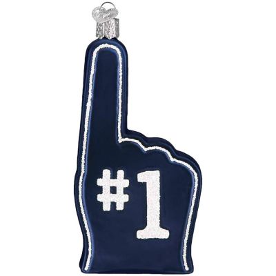 Old World Christmas Indianapolis Colts Foam Finger Ornament For Christmas Tree Image 2