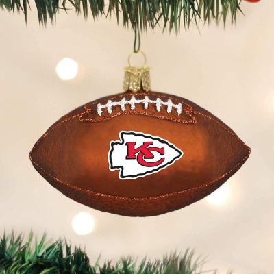 Old World Christmas Kansas City Chiefs Football Ornament For Christmas Tree Image 1