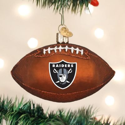 Old World Christmas Las Vegas Raiders Football Ornament For Christmas Tree Image 1