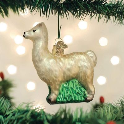 Old World Christmas Llama Glass Blown Ornament Image 2