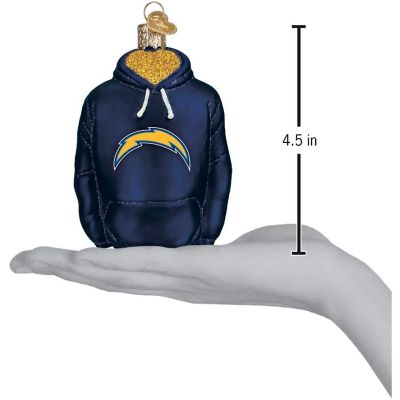 Old World Christmas Los Angeles Chargers Hoodie Ornament For Christmas Tree Image 2