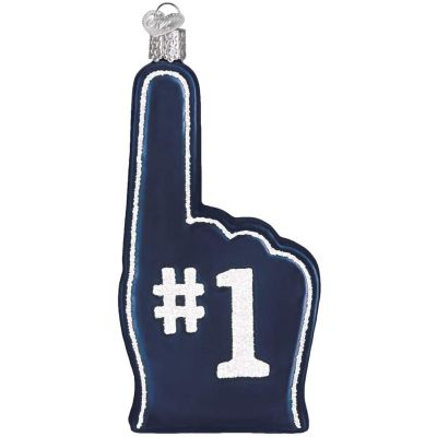 Old World Christmas Los Angeles Rams Foam Finger Ornament For Christmas Tree Image 2