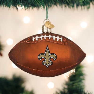 Old World Christmas New Orleans Saints Football Ornament For Christmas Tree Image 1