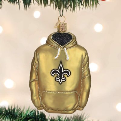 Old World Christmas New Orleans Saints Hoodie Ornament For Christmas Tree Image 1